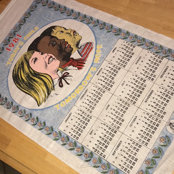 1981 Salvation Army Calender Fabric Inspiring - Picture 4 of 12